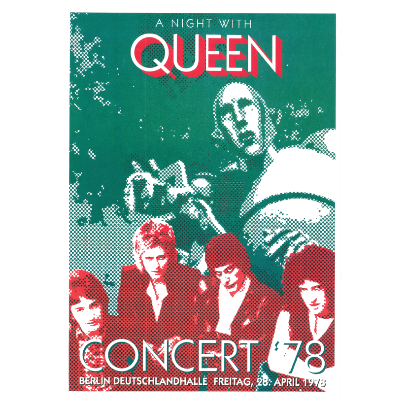 585 Queen Live in Concert Poster