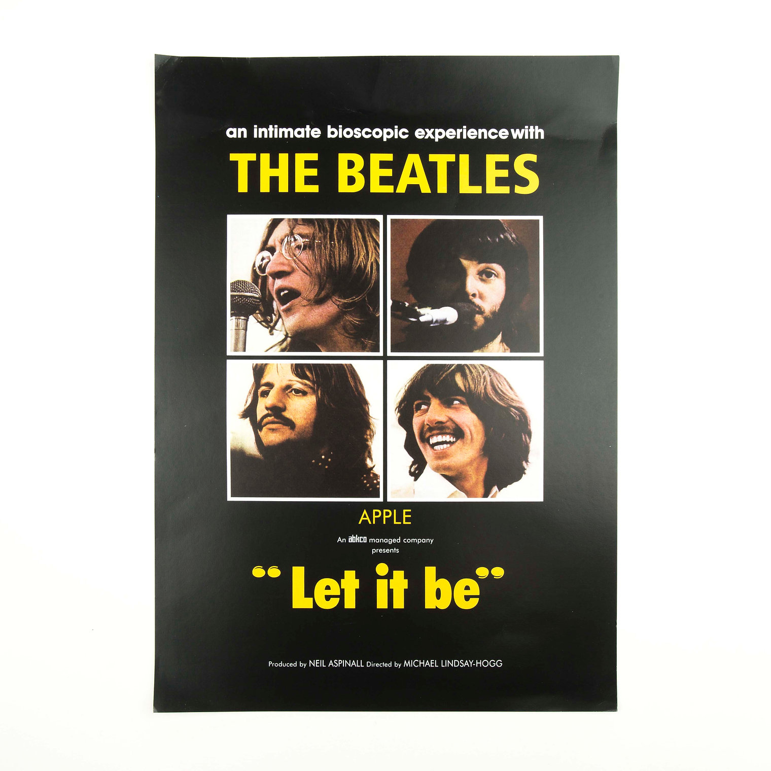 The Beatles Let it be Poster - Retro Progression