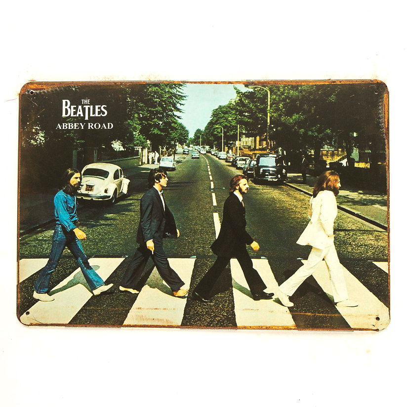 The Beatles Tin Sign - Retro Progression