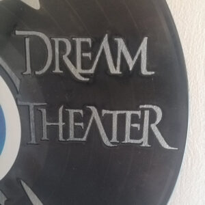 Dream Theater Vinyl Clock close up 2