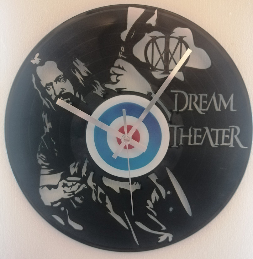 Dream Theater Vinyl Clock