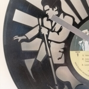 Elvis Presley Vinyl Clock 2 close up 2