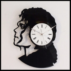 Michael Jackson Cut Vinyl Clock