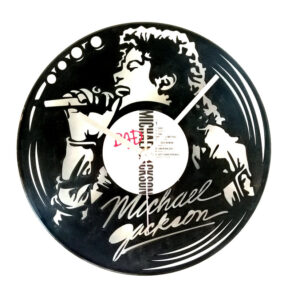 Michael Jackson Cut Vinyl Clock 2