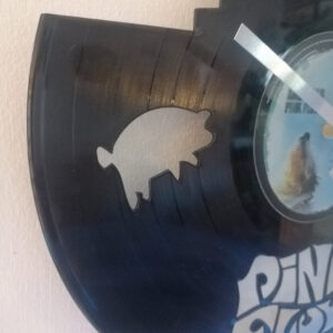 Pink Floyd Animals Vinyl Clock close up 3