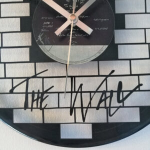 Pink Floyd The Wall Vinyl Clock close up 2