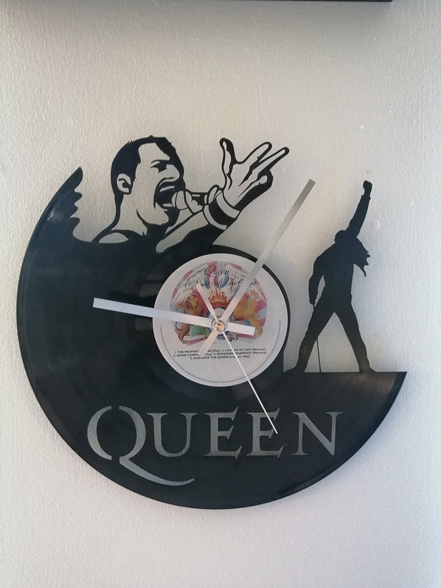 Queen Vinyl Clock 2