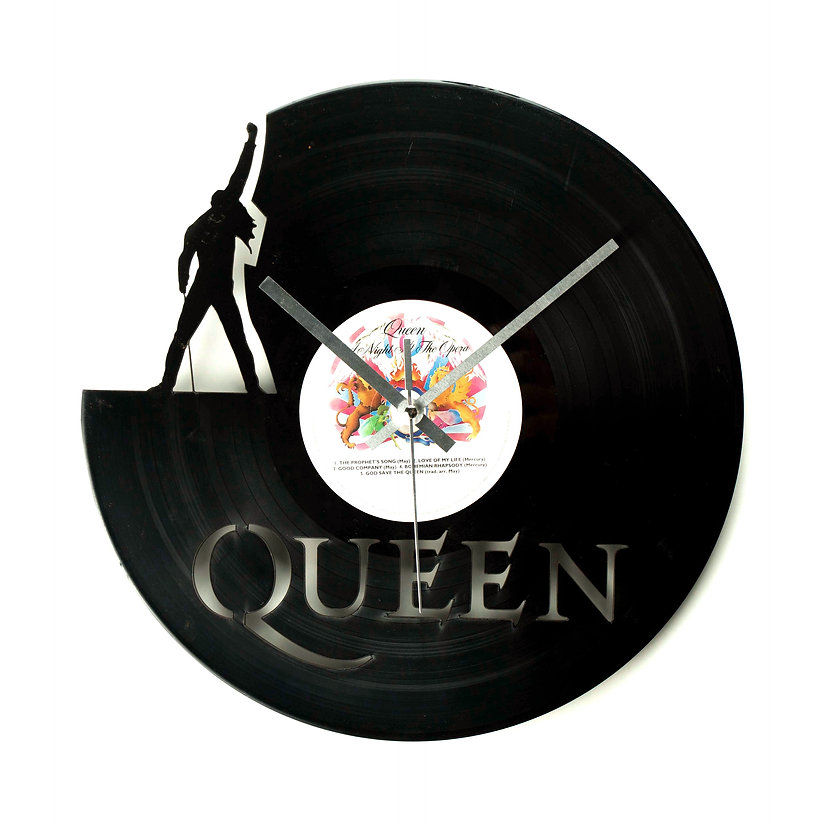 Queen Vinyl Clock