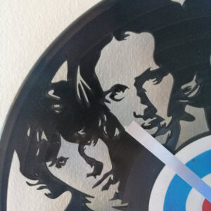 The Doors Vinyl Clock close up 1