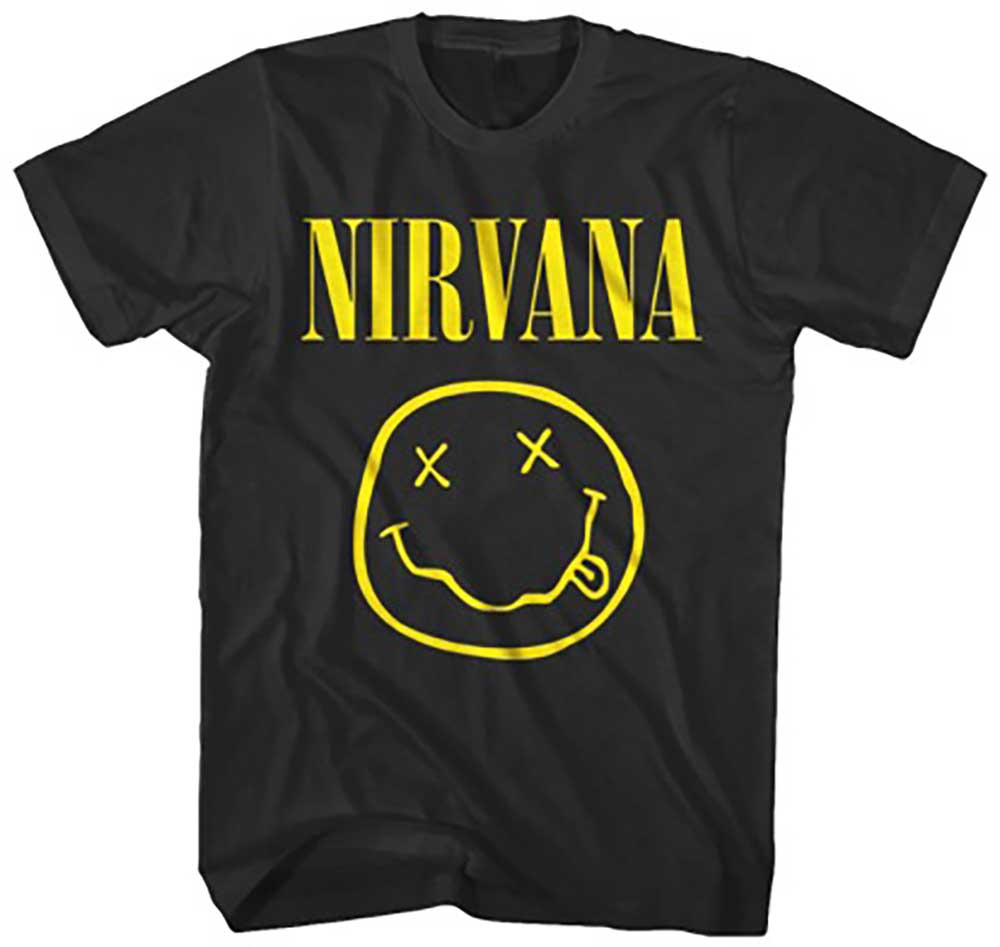 Nirvana Yellow Smiley T-Shirt