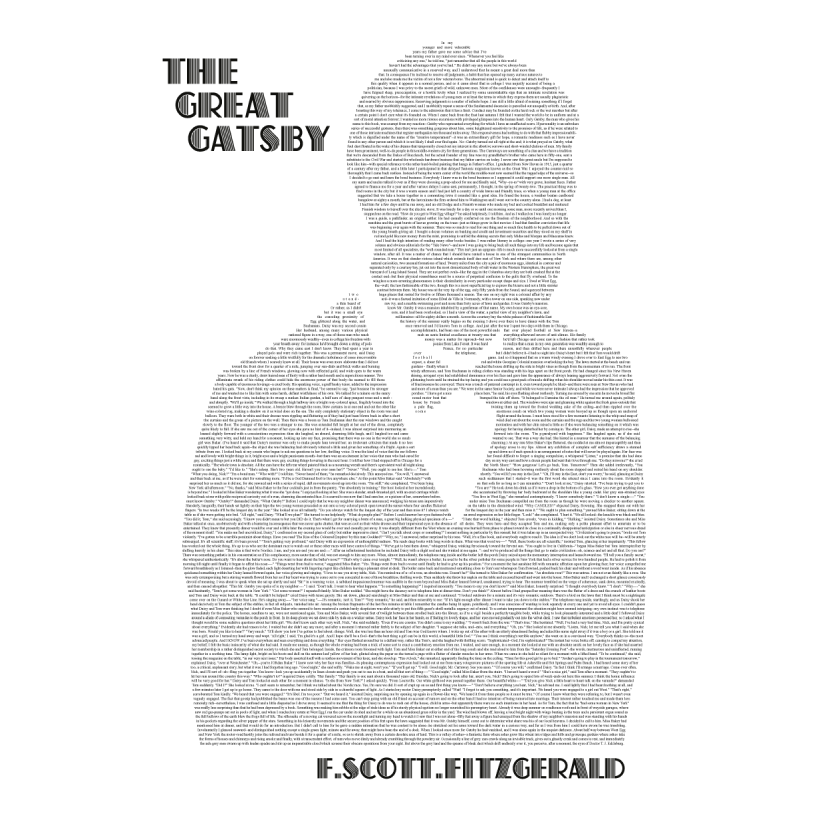 Great Gatsby print