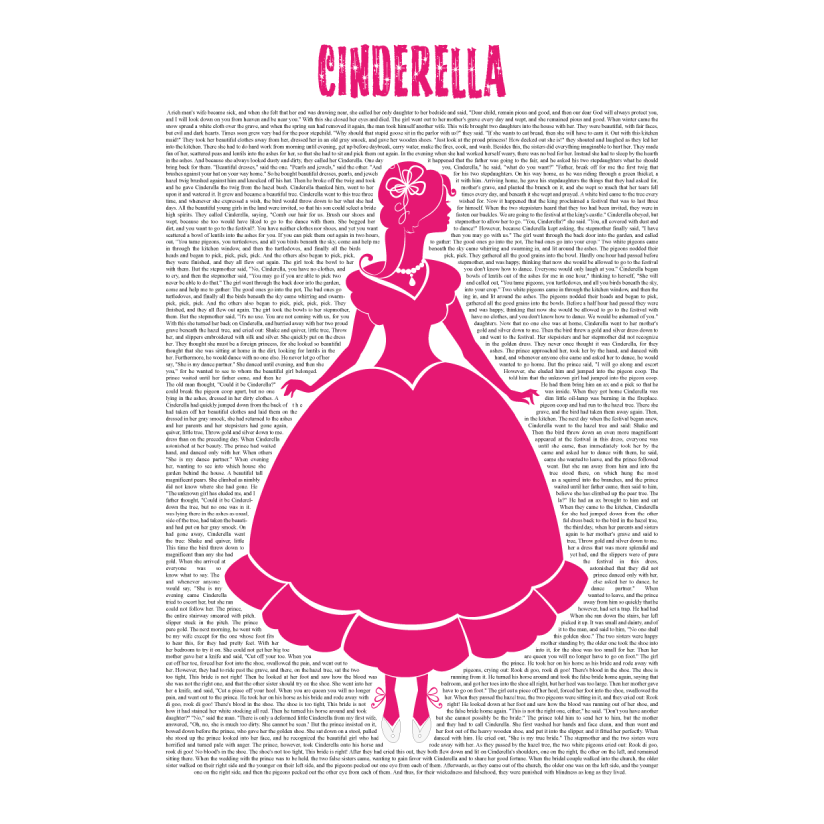 pink Cinderella print