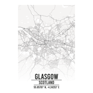 Glasgow Scotland map