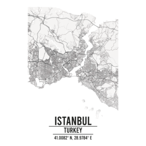 Istanbul Turkey map