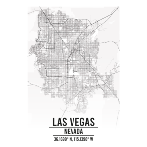 Las Vegas Nevada map