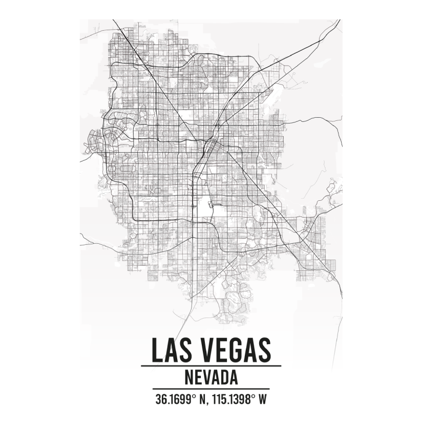 Las Vegas Nevada map