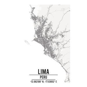 Lima Peru map