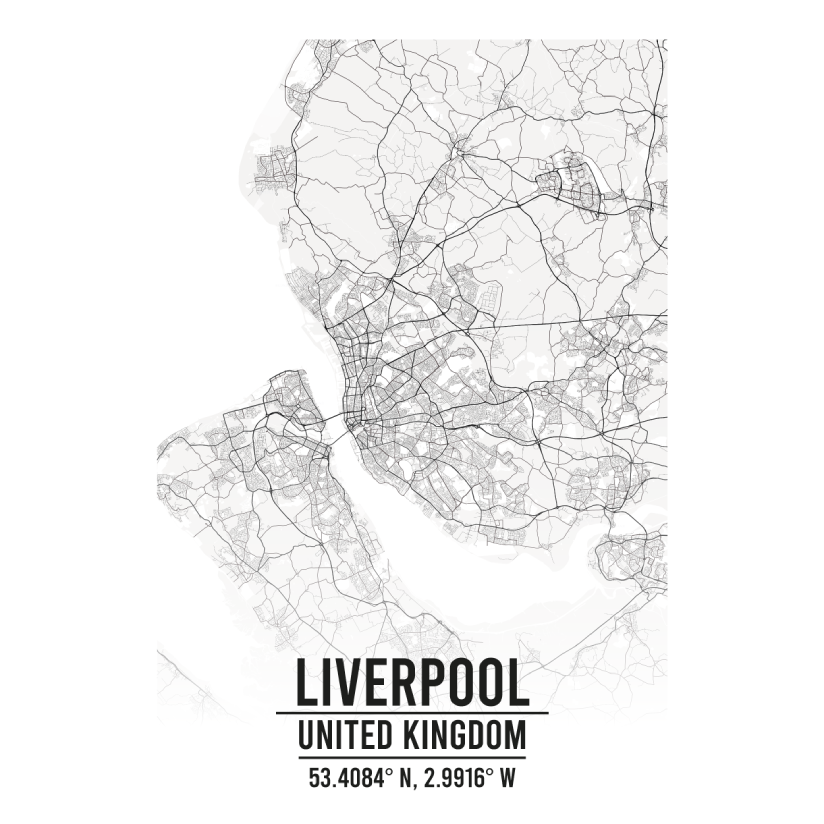 Liverpool United Kingdom map