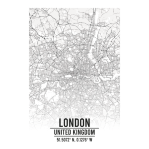 London United Kingdom map