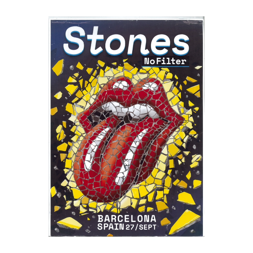 The Rolling Stones No Filter Tour Poster Retro Progression