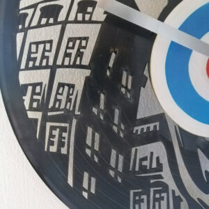 Spider-Man Vinyl Clock close up 1