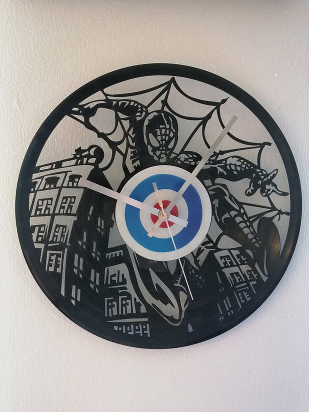 Spider-Man Vinyl Clock