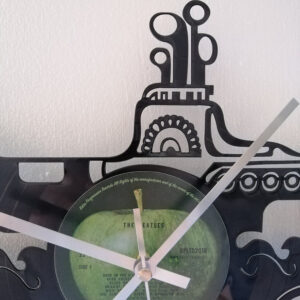 The Beatles Yellow Submarine Vinyl Clock close up 2