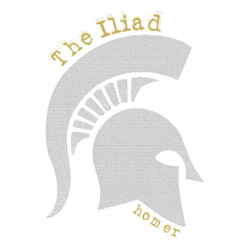 The Iliad Homer print