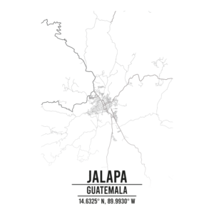 Jalapa Guatemala map