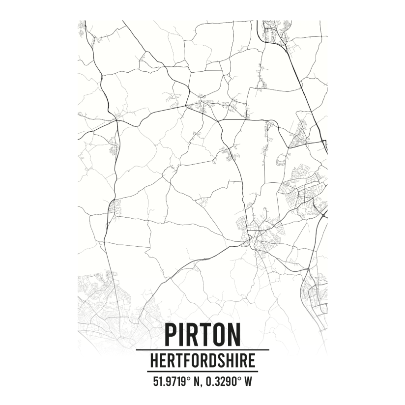 Pirton Hertfordshire map