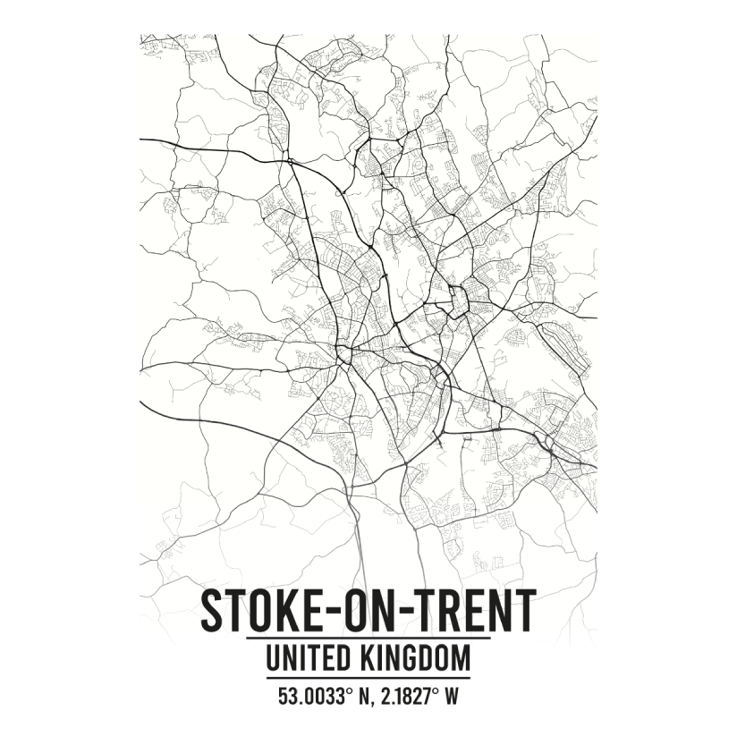 Stoke-on-Trent United Kingdom map