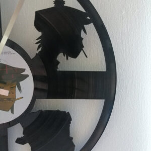 Gorillaz Demon Days Vinyl Clock close up 2