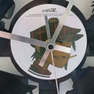 Gorillaz Demon Days Vinyl Clock close up 3