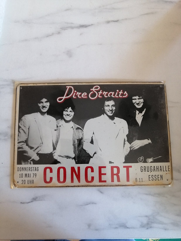 Dire Straits Tin Sign